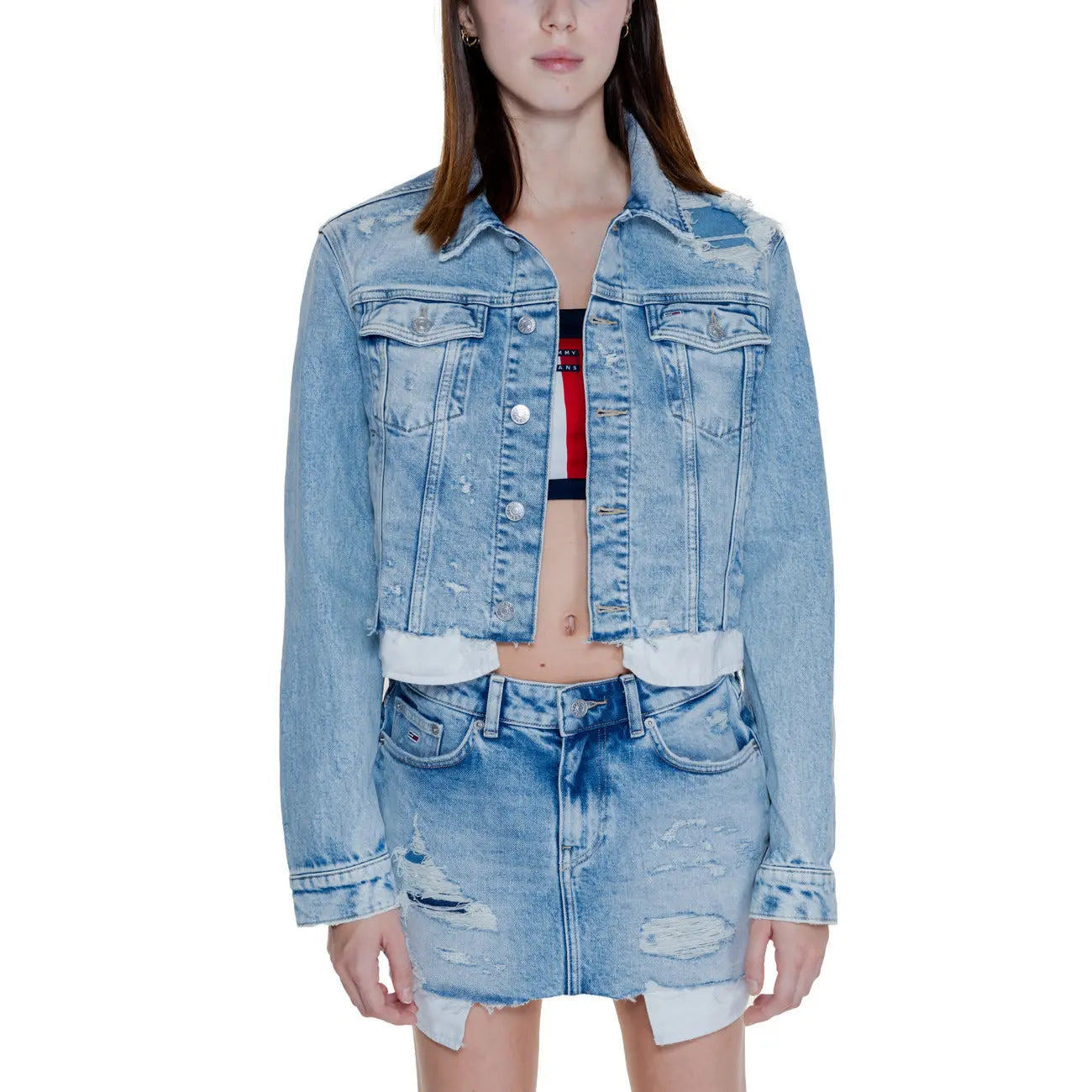 Tommy Hilfiger Jeans Femme Jaquettes Tommy Hilfiger Jeans