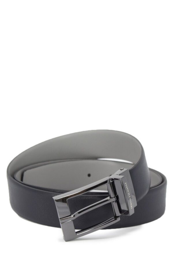 Ceinture en cuir Bleu Armani Exchange