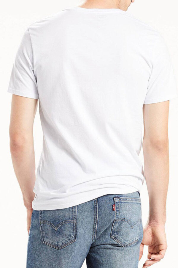 T-shirt imprimé blanc Graphic SET-IN Neck Levi's – Image 2