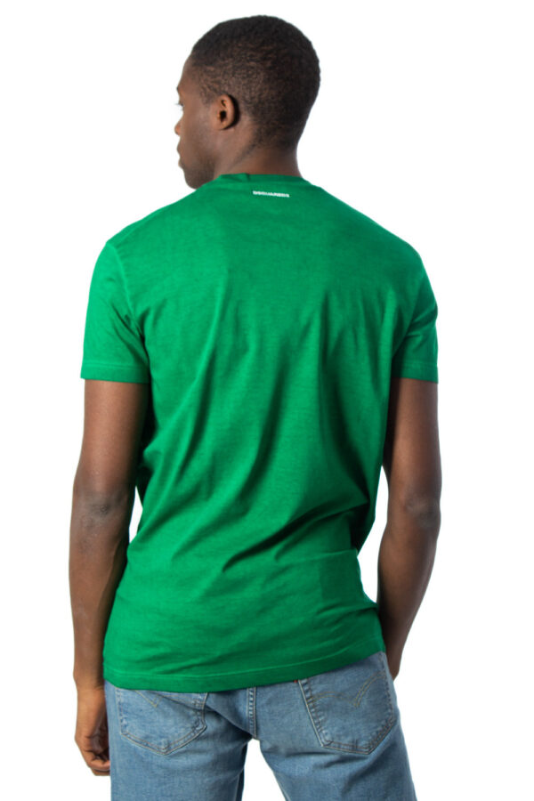 T-shirt vert homme Dsquared – Image 2