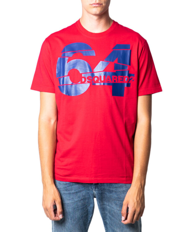 T-shirt rouge homme Dsquared