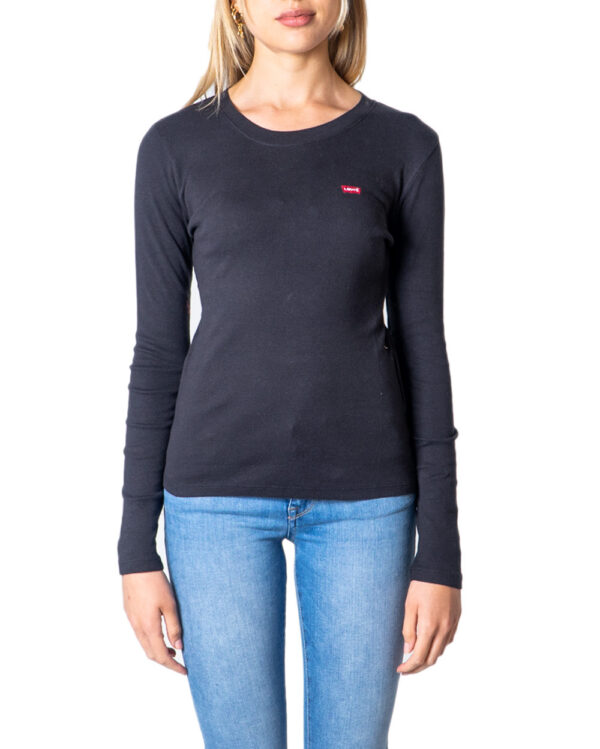 T-shirt manches longues noir femme Levi's