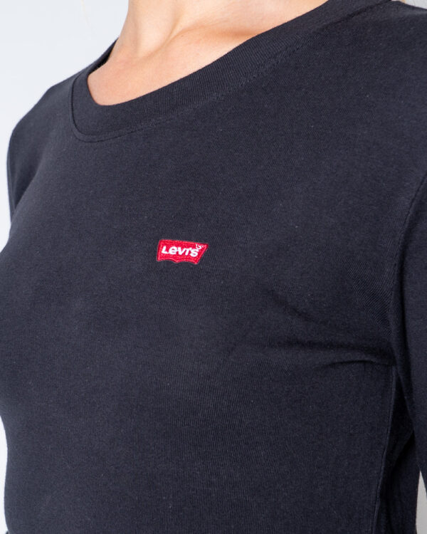 T-shirt manches longues noir femme Levi's – Image 3