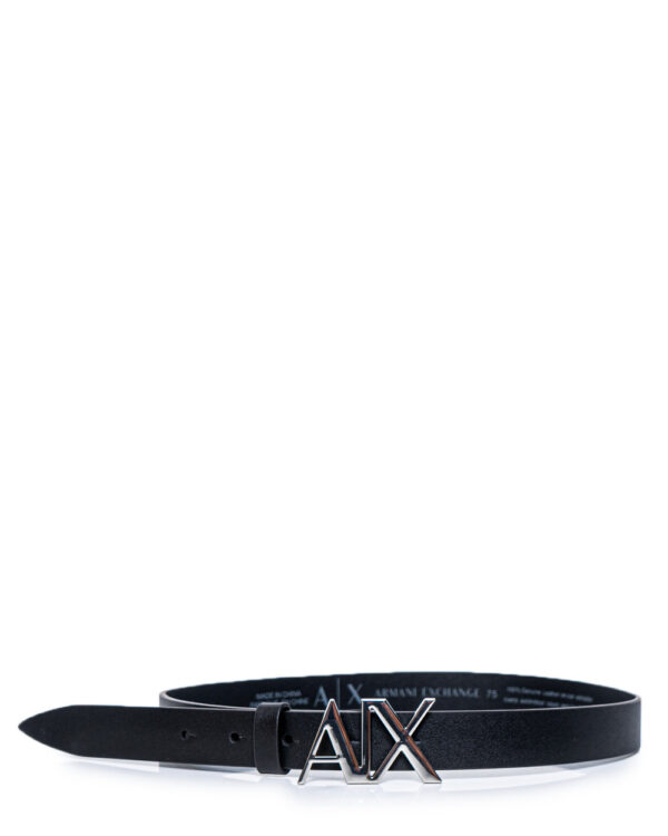 Ceinture noire avec logo femme Armani Exchange