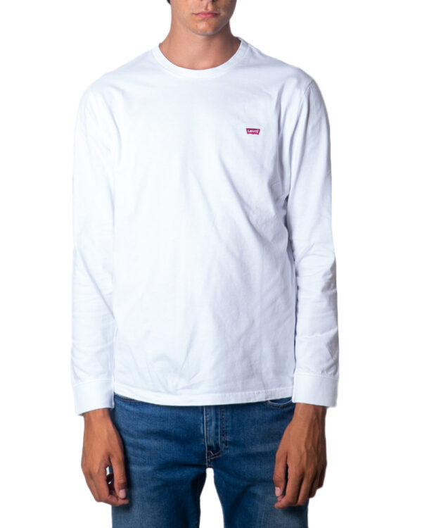 T-shirt blanc à manches longues homme Levi's