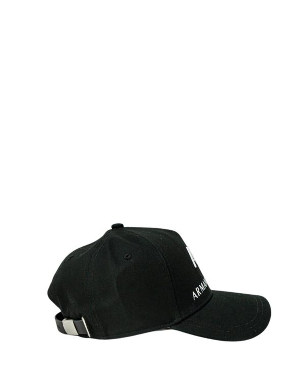 Casquette noire avec logo Armani Exchange – Image 2