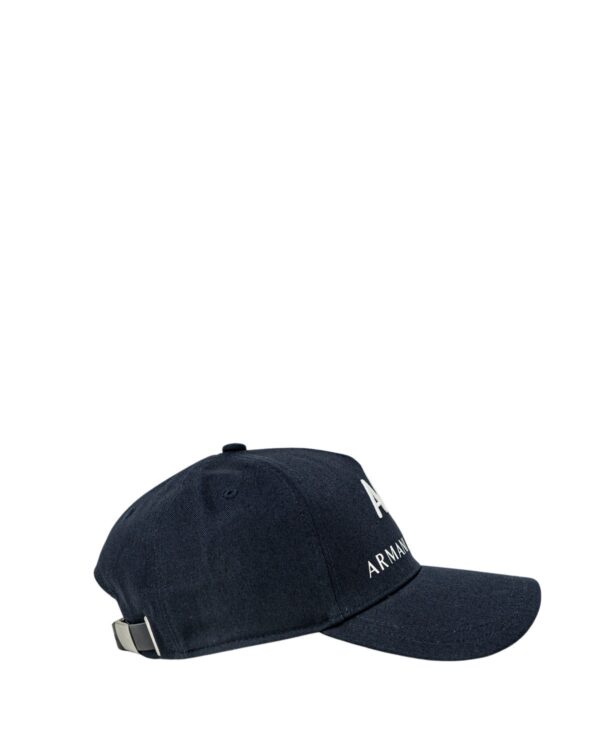 Casquette noire avec logo Armani Exchange – Image 2