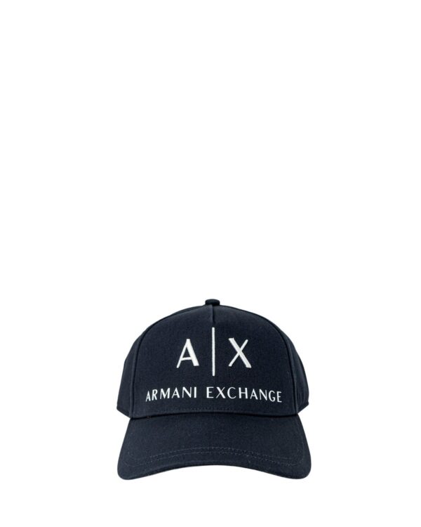 Casquette noire avec logo Armani Exchange