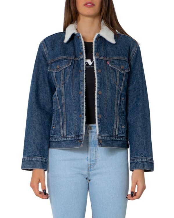 Veste sherpa bleue femme Levi's