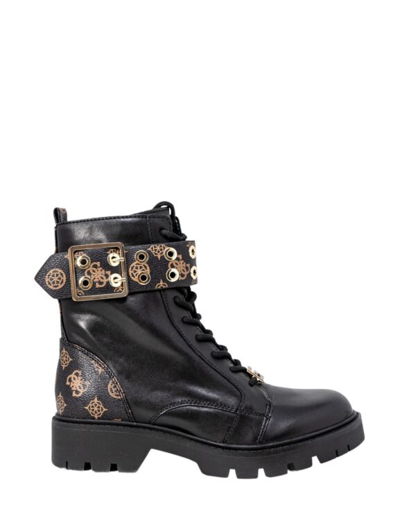 Bottines noires à lacets femme Guess