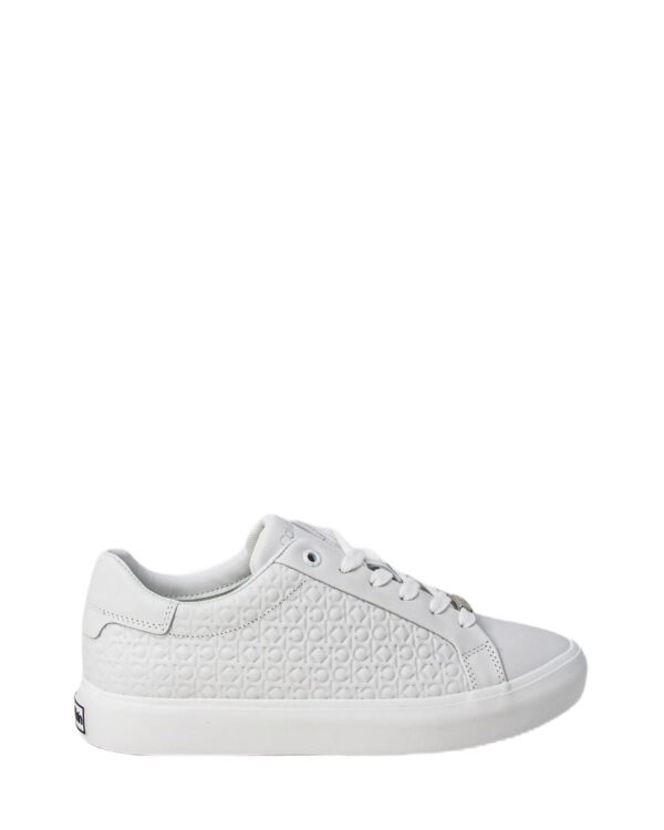 Baskets blanches monochrome femme Calvin Klein