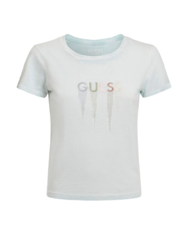 T-shirt vert pour femme Guess