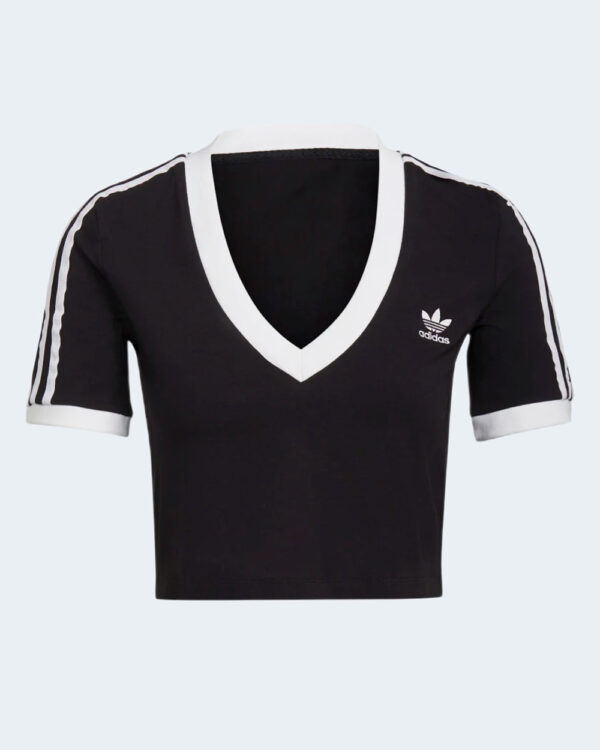 T-shirt noir crop top Adidas