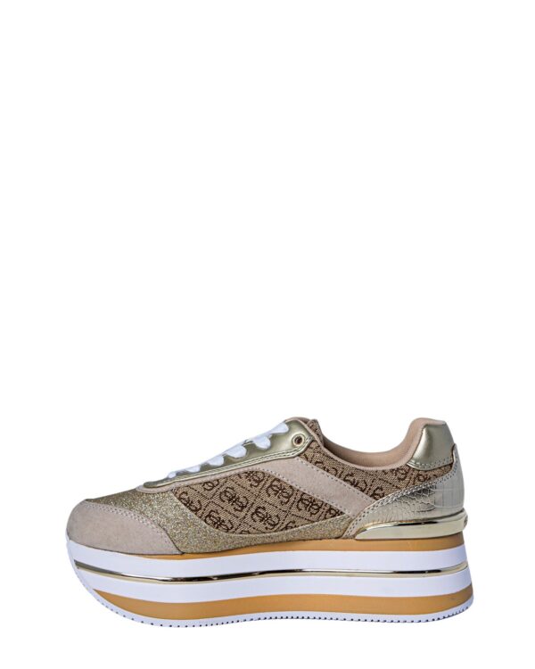 Baskets beige à lacets femme Guess – Image 2