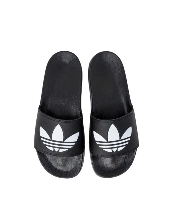 Claquette adilette noire avec logo homme Adidas