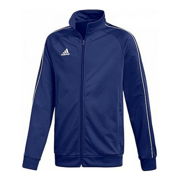 Veste de Sport pour Enfants Adidas CORE18 PES JKTY CV3577  Marin Polyester (10 Ans)